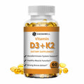 Vitamin D3 K2 Capsule - 20,000 IU Vitamin D3 Supports Bone & Teeth Health, Calcium Metabolism