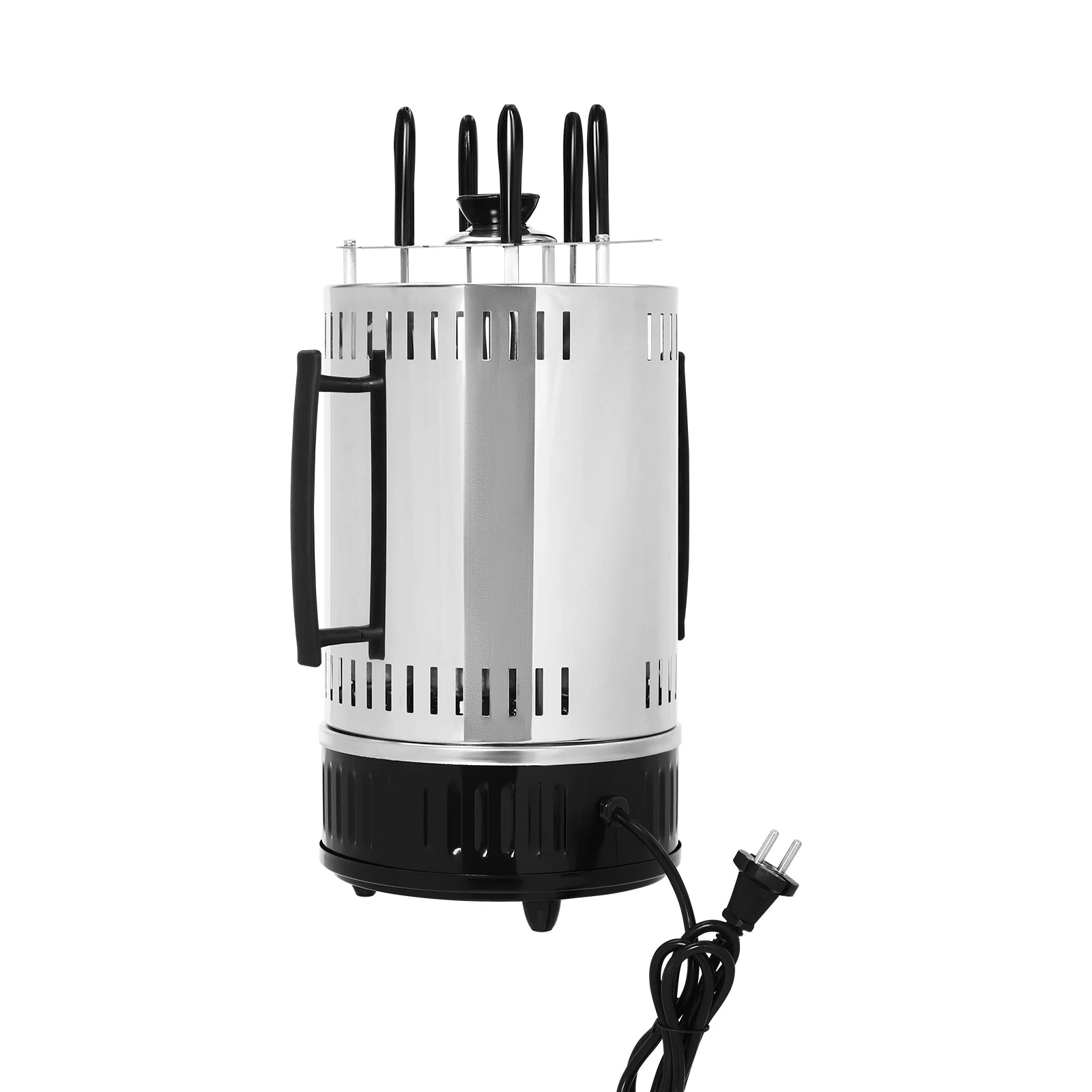 1000W Vertical Electric Grill, Vertical Rotisserie Grill, Electric Rotating Grill Machine with 5/6 Skewers Smoke-Free