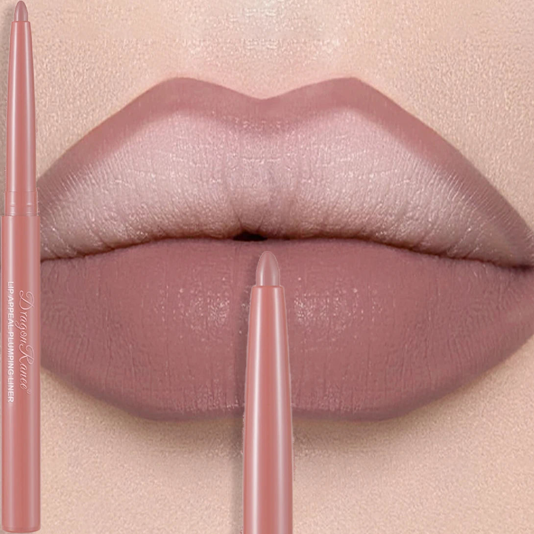 Multi Color Matte Lip Liner Crayon, Velvet Waterproof Lip Pencil