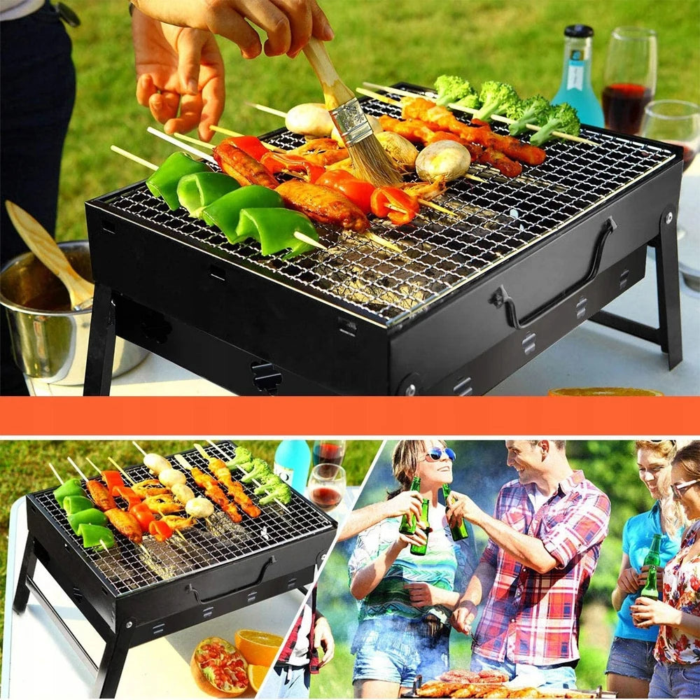 TOURIST charcoal grill 35x27 cm-Camping, Portable, Folding