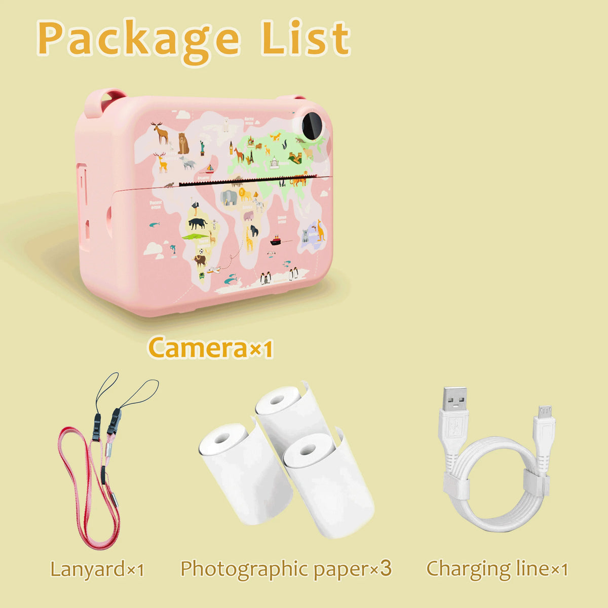 Digital Kids Instant Printing Camera Suitable for Photography