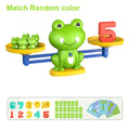 Funny Frog Scale Math Toys for Children Early Education Intelligence Enhancement Addition & Subtraction Balance Game