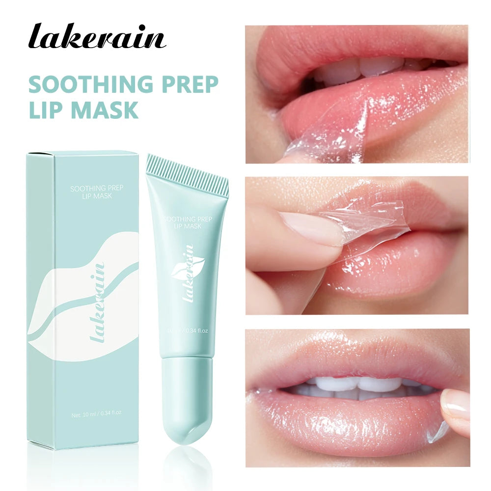 Cooling Peel Off Lip Mask Gentle Exfoliating Lip Care Mask Soothing Moisturizing Repair Dry Cracked Lips Daily Soften Lip Skin