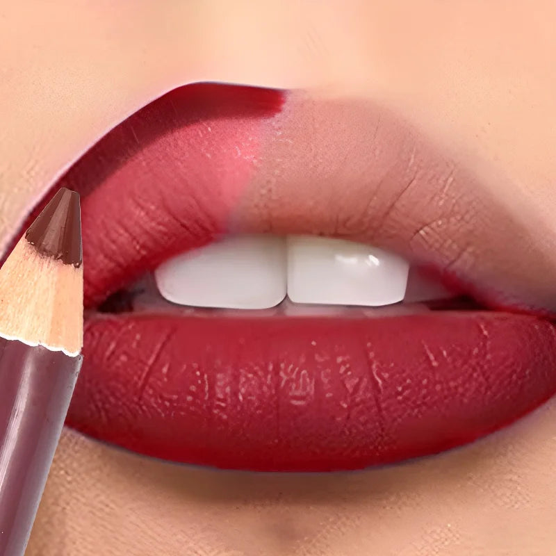 Dark Brown Waterproof Lip Liner Matte Long Lasting 28 Colors