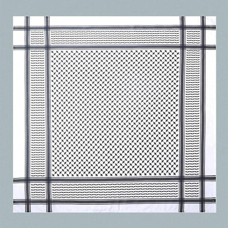 2024 Arab Styles Scarf Female Foulard Designer Plaid Print Hijab Soft Shawls and Wraps Pashmina Bandana Muslim Headscarf