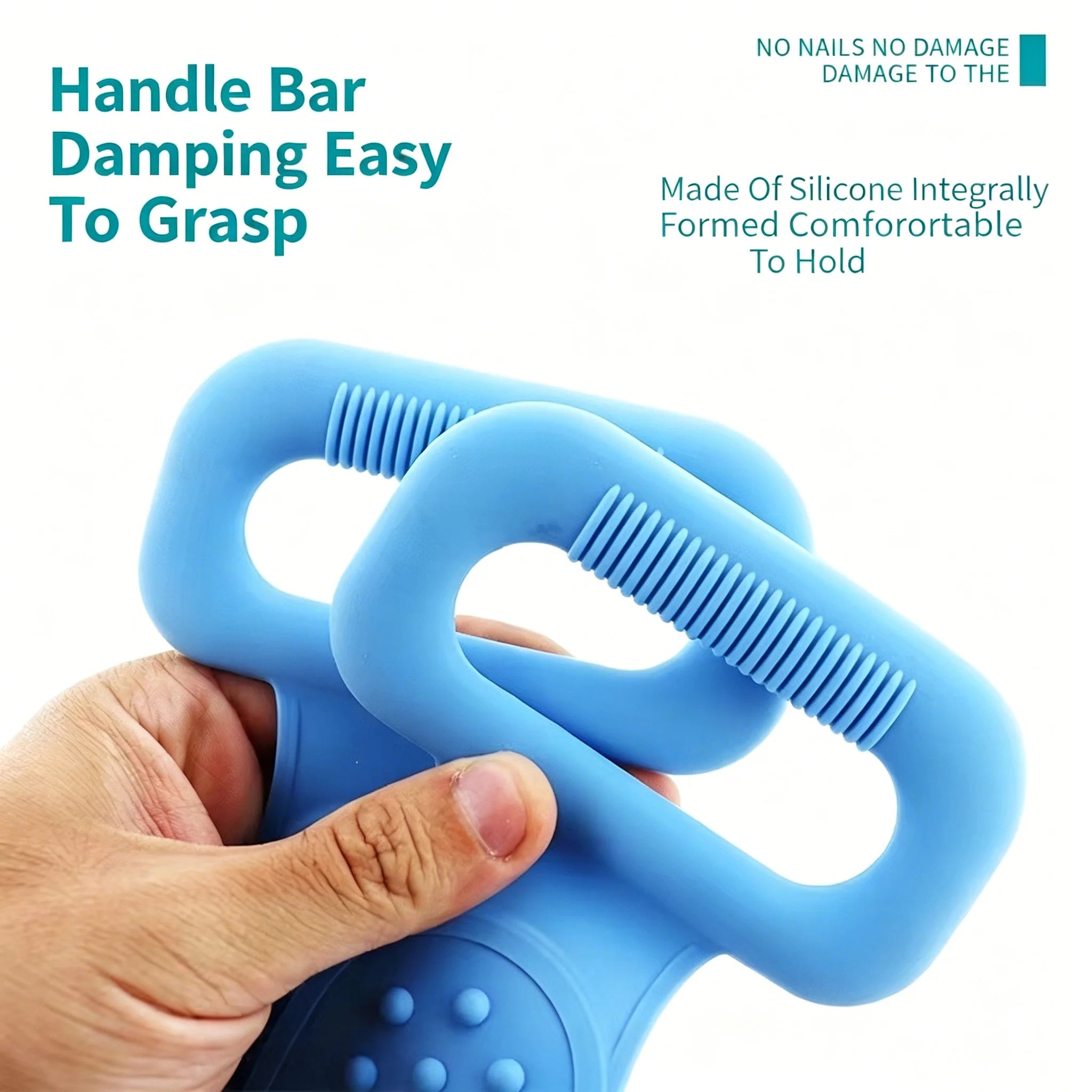Dual-Sided Silicone Exfoliating Bath Body Scrubber Universal Men Women Back Scrubbing Mud Bathing Towel Cleaning Skin Care Tool