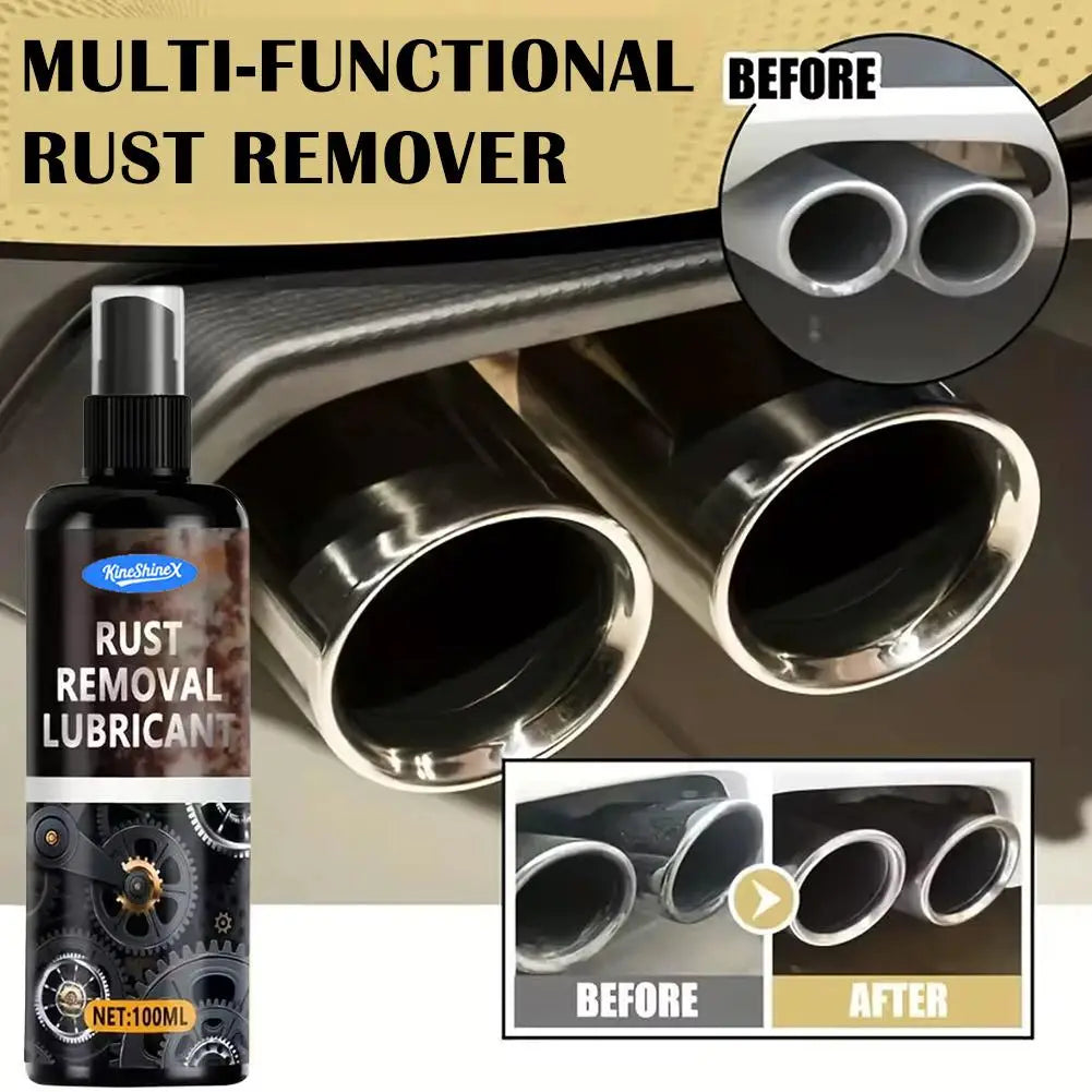 100ml Car Rust Remover Spray Metal Surface Paint Maintenance Iron Cleaning Super Rust Inhibitor Decontamination Powder K2F8