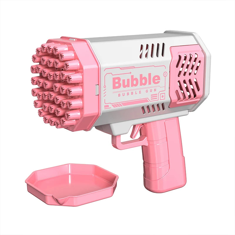40 Hole CHILDREN'S Outdoor Toy Bubble Gun Electric Toy Blowing Bubbles (Without Bubble Water)