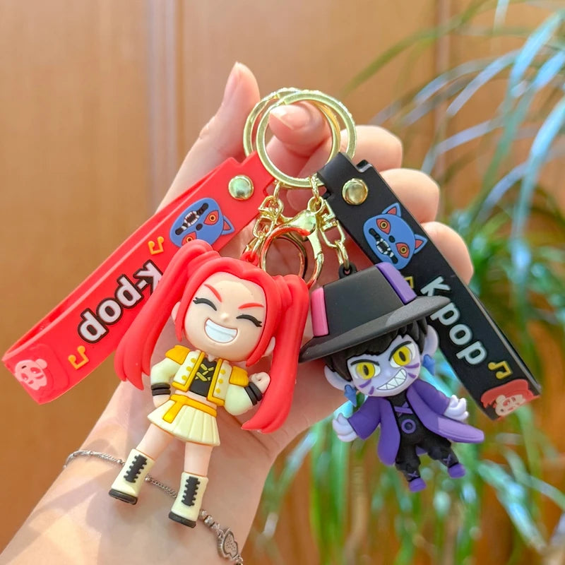 Anime Girl Group Idol Keychain Group Rumi Mira Zoey Anime Character