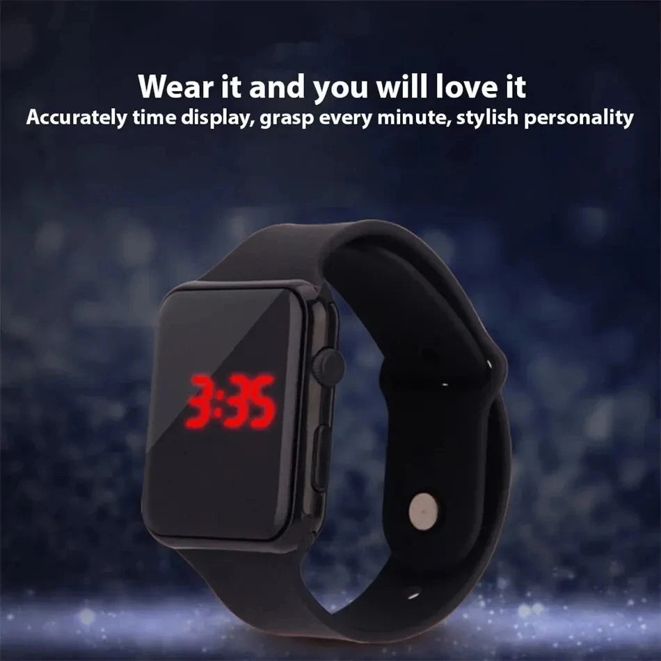 Simple Digital Watch for Men Women Fashion Sport LED