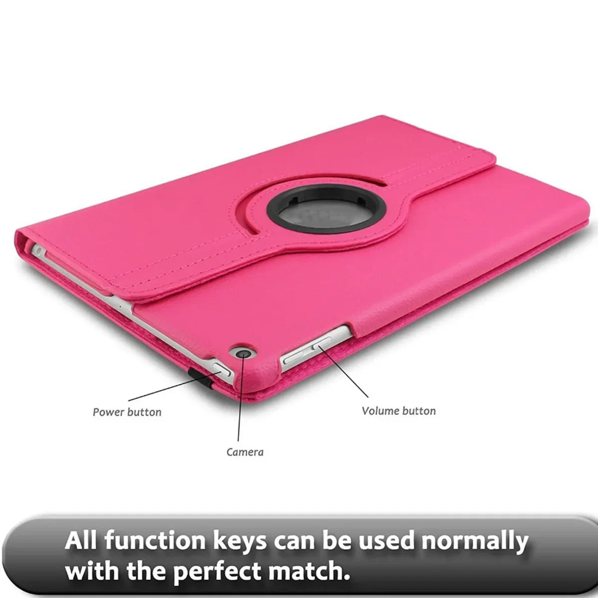 360 Rotation For iPad Case Air Pro 2025 M4 MINI 3 4 5 6 7 8 9 10th Generation Cases 10.9 10.2 11 12.9 13 inch Stand Tablet Cover