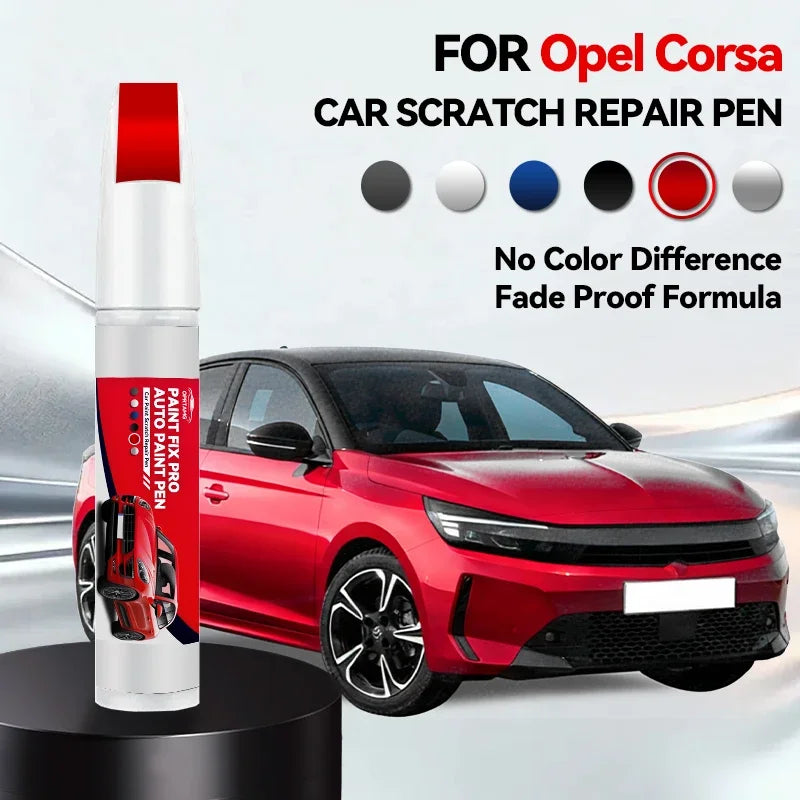 Vehicle Exclusive Use Car Paint Repair Pen For 1982-2025 OPEL CORSA Paint Scratch Repair Accessories Black Red White Silver Oran