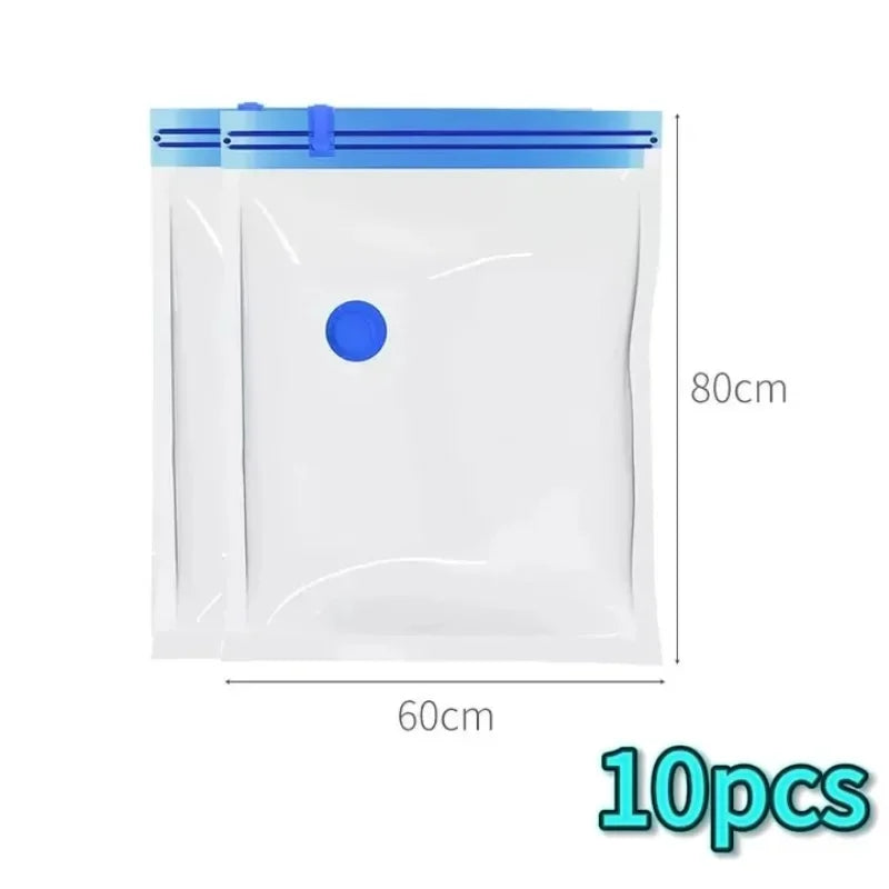Thickened Vacuum Compression Bag Transparent Quilt Vacuum Bag Storage Bag Household Clothing Storage and Sorting Bag