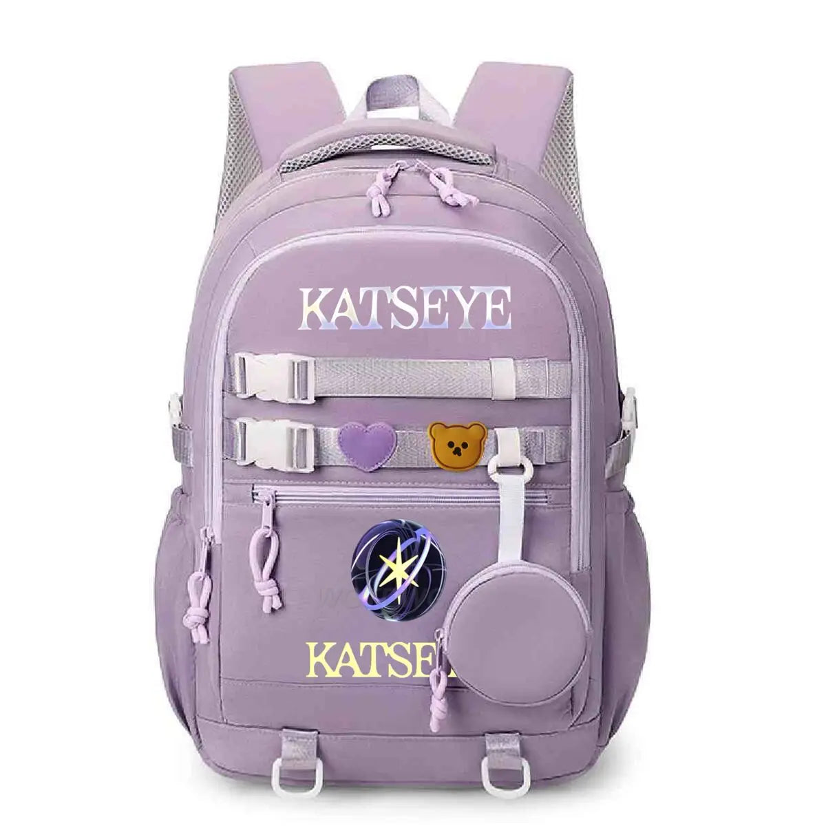 Y2K Girl Group Katseye Graphic School Backpacks for Women Girls