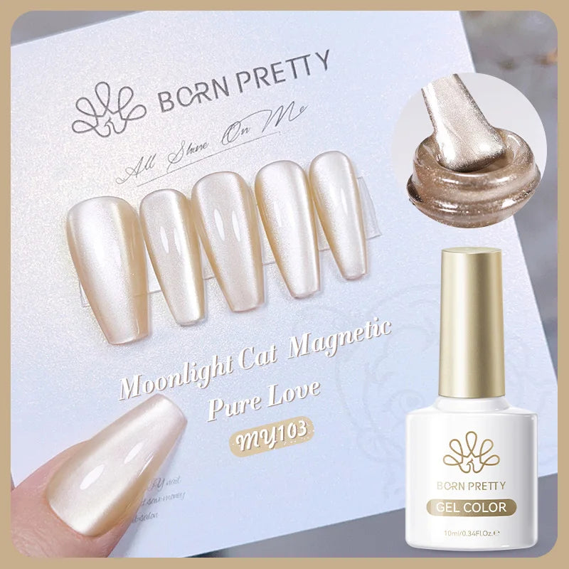 BORN PRETTY 117 Colors Cat Magnetic Gel Nail Polish 10ml