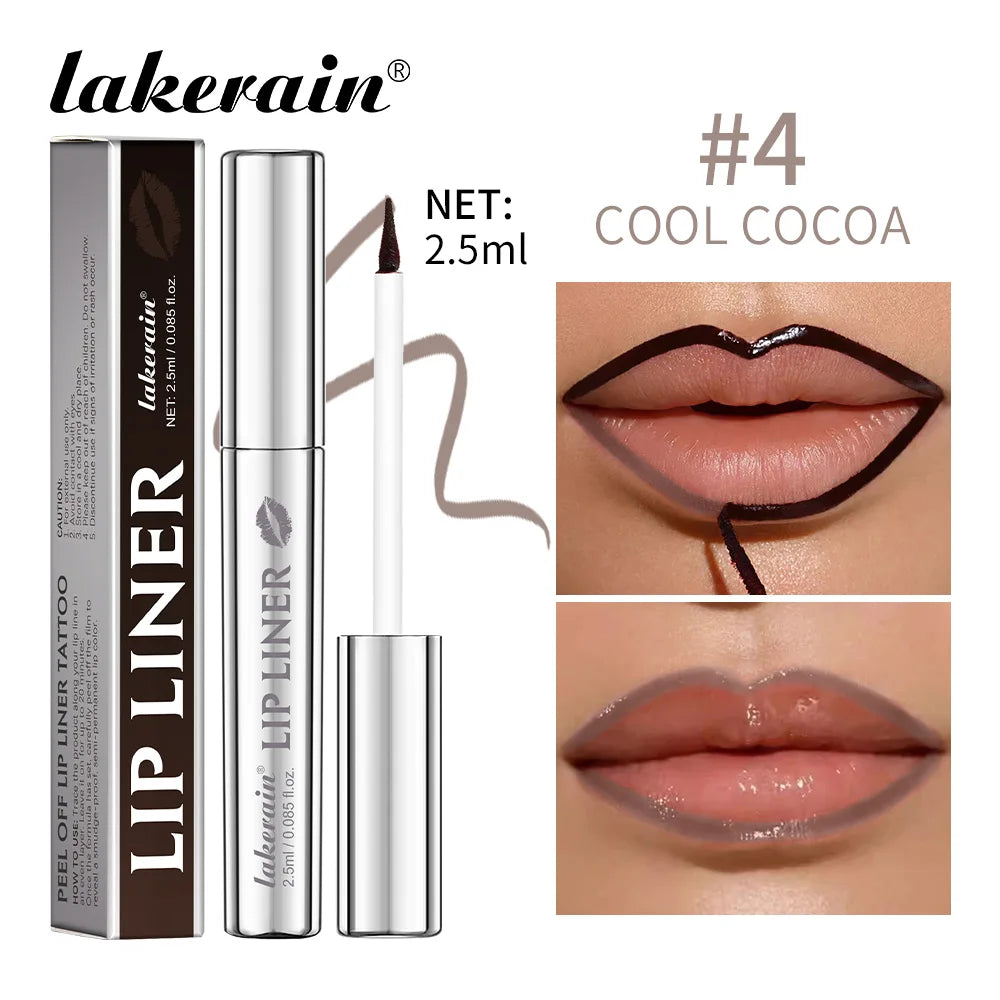 Magic Peel Off Lip Cosmetic Matte Lip Liner Pencil Long Lasting Waterproof