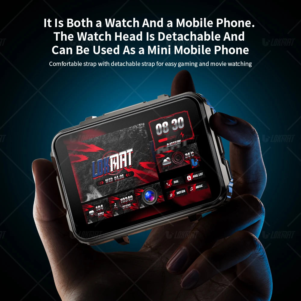 LOKMAT APPLLP 5 MAX Android Watch Phone Square Big Screen