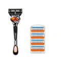 4/12/16 Pcs 5-layer Men's Razor Fusion Pro Power Shaving Shaver Male Face Beard Hair Trimmer 5 Layer Blades Replacement Refills