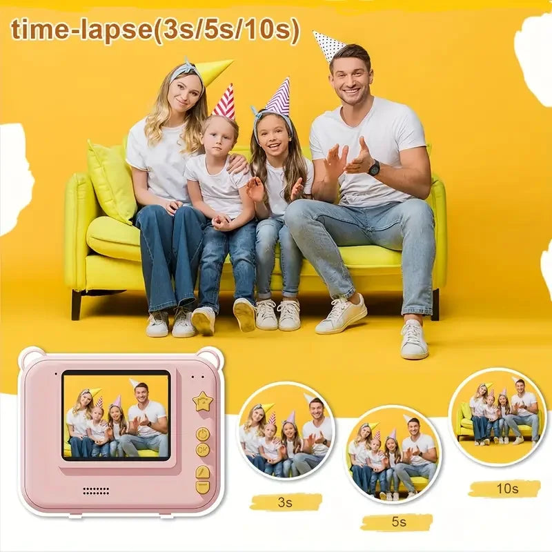 Children Digital Camera Instant Print for Kids Thermal