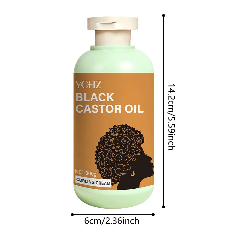 Curl Defining Cream with Moroccan Argan Oil, Long-Lasting Frizz Control, Elastic and Fluffy, Moisturizing and Styling.