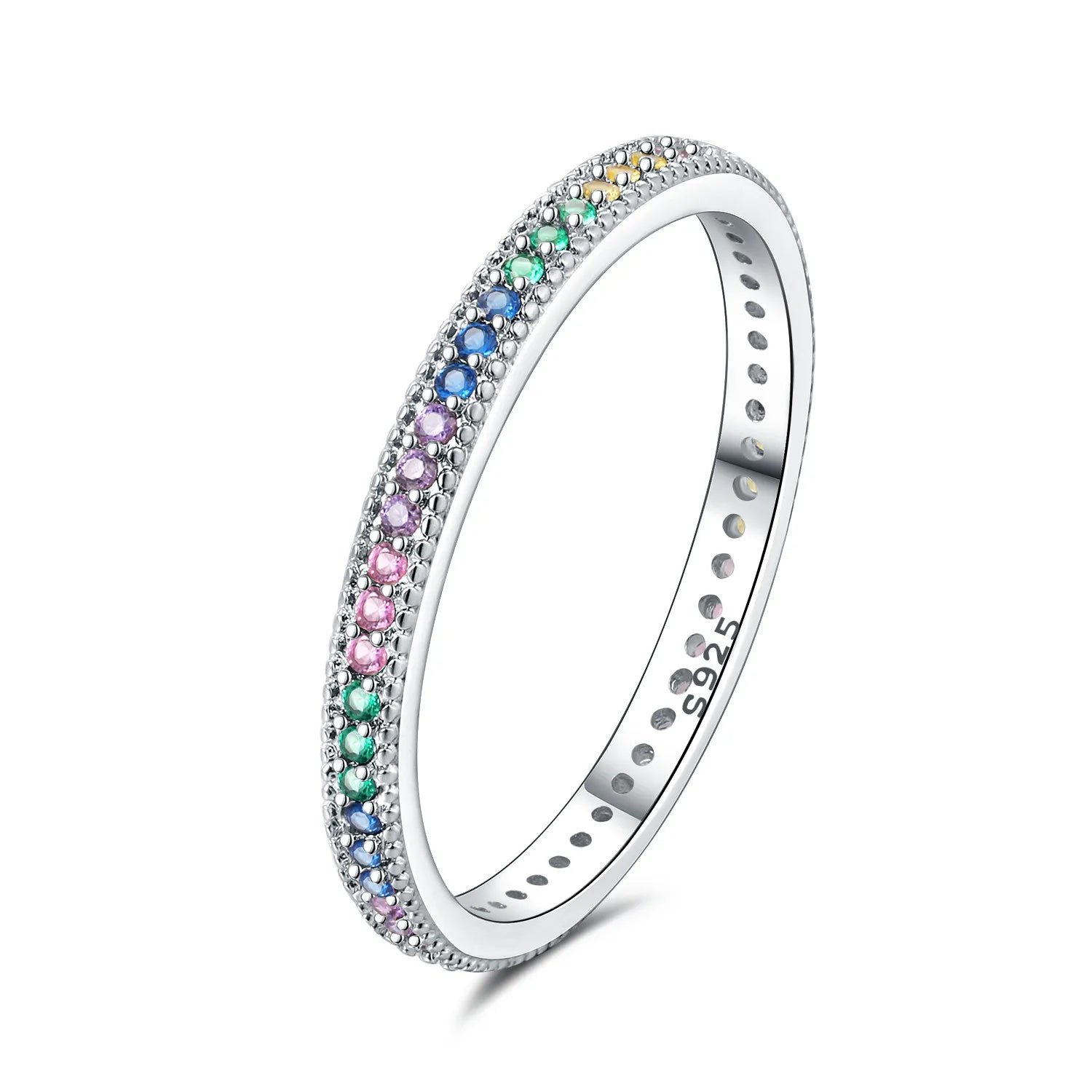 Original Design Sparkling Zircon Butterfly Ring 925 Sterling Silver Elegant Fine Jewelry for Women Wedding Daily Party Gifts