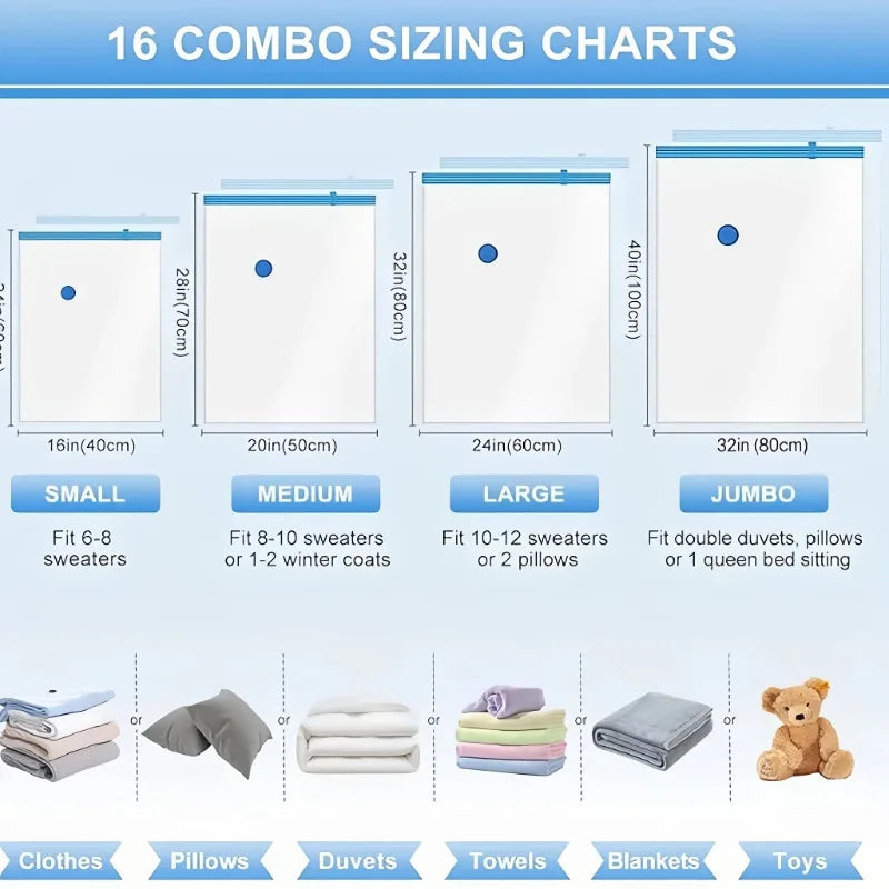 Vacuum Storage Bags Clothes Storage Bags Blanket Storage