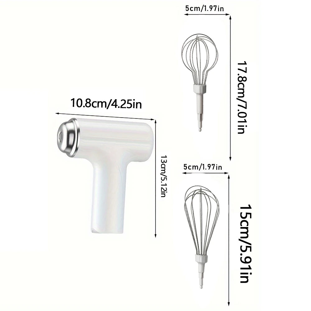 Rechargeable Wireless Handheld Electric Egg Beater Small Home Baking