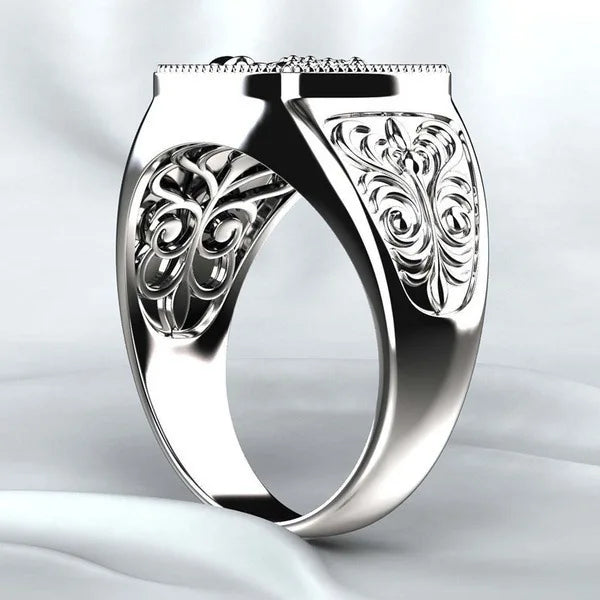925 Sterling Silver Ring Luxury Vintage Classics for Man Women Cassic Wedding