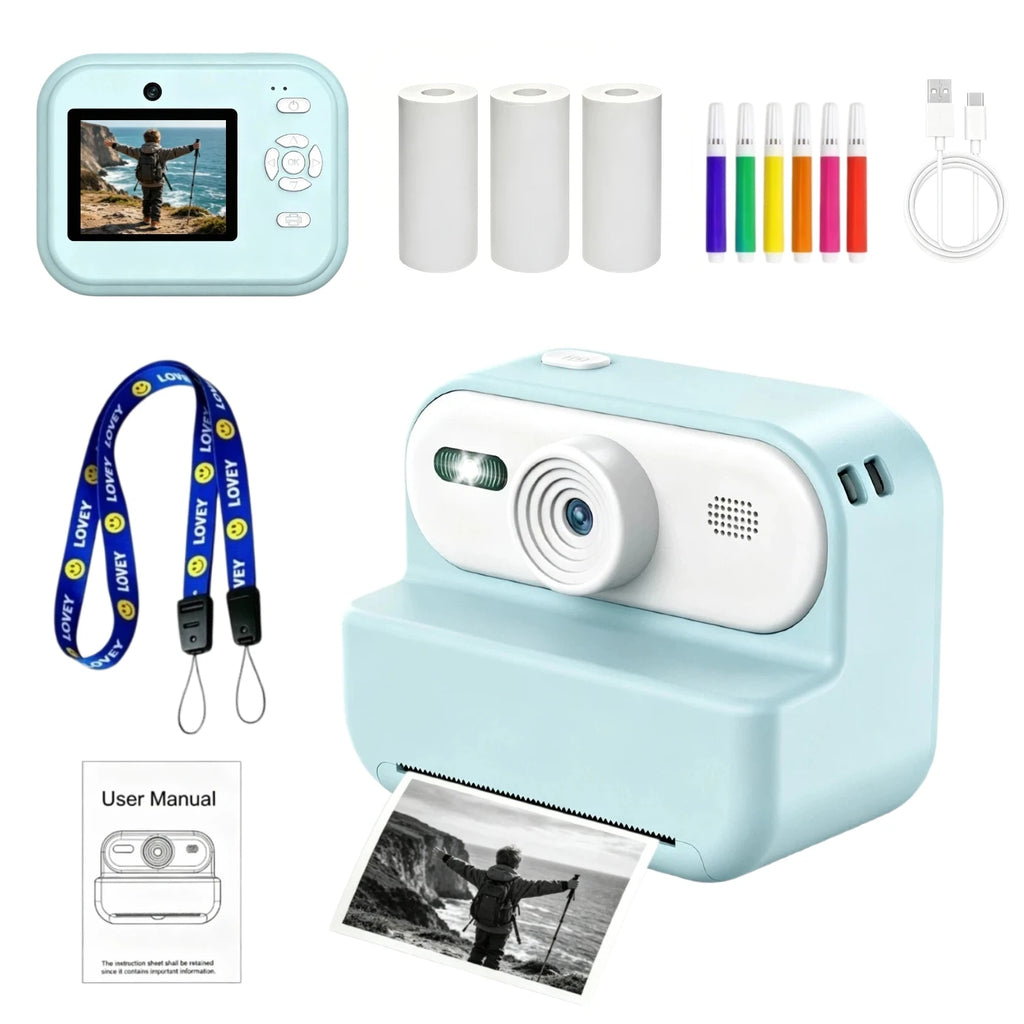 Instant Print Camera Mini Portable Thermal Printer Photography