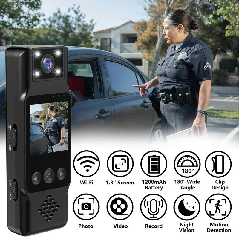 Sports Camera Portable Wifi Magnetic Back with Night Vision DVR