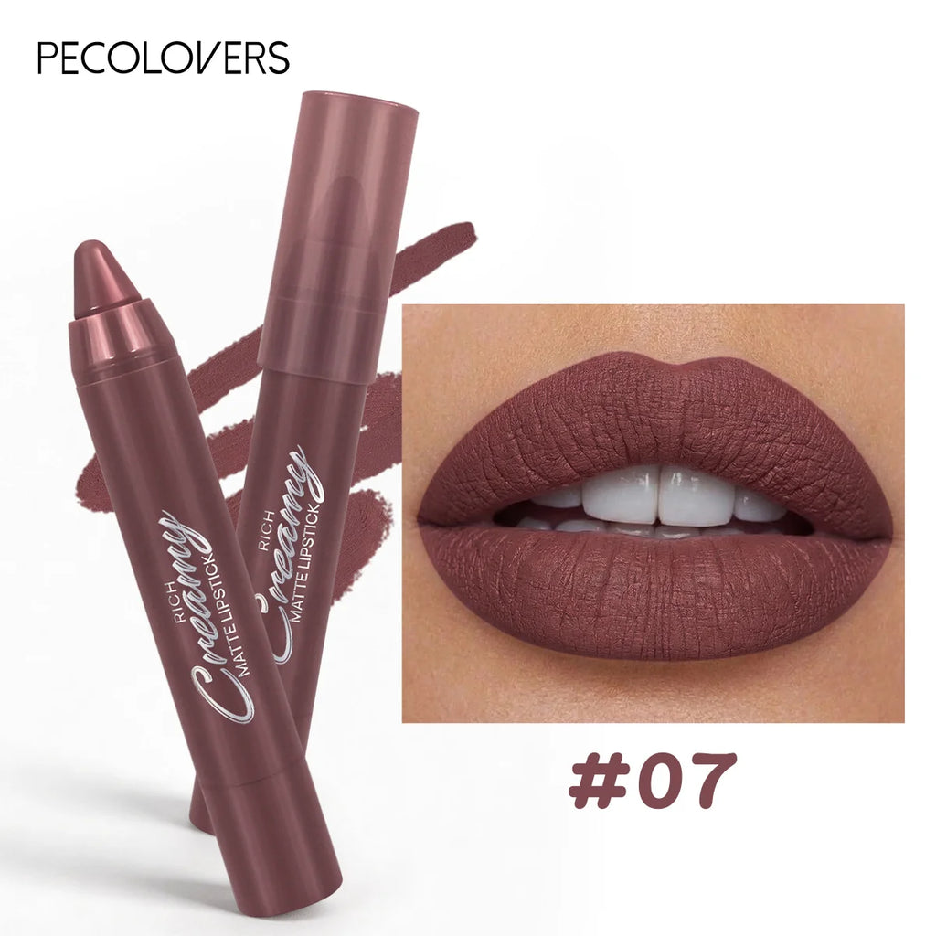 6PCS/SET Creamy Matte Lipstick Kit, 6 Versatile