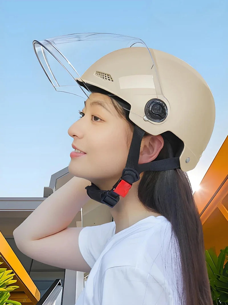 2025 Helmet For Electric bike  Motorcycle helmet  Man Woman Half Helmet in summer