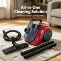 Multifunctional Canister Vacuum Cleaner Portable Corded Handheld Vacuum with Floor Brush for Hardwood Carpet Crevice