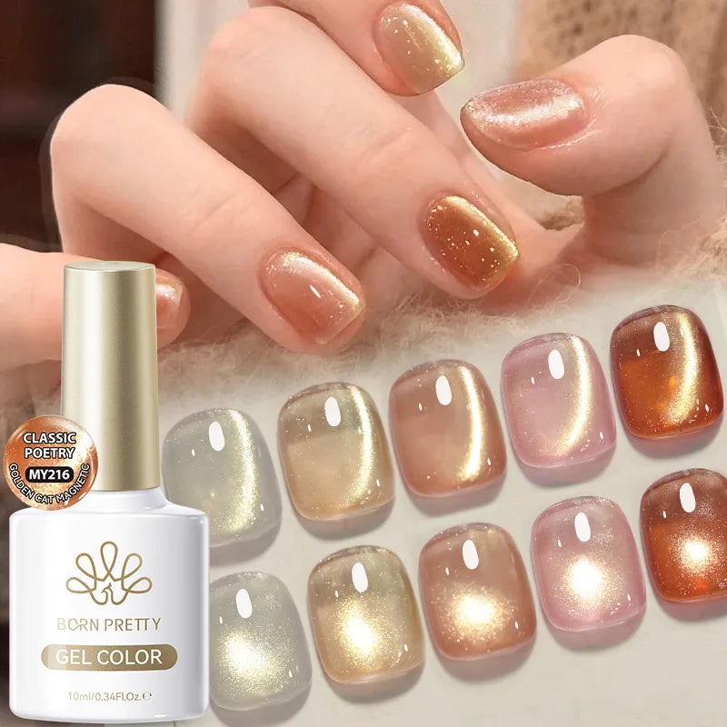 BORN PRETTY 117 Colors Cat Magnetic Gel Nail Polish 10ml
