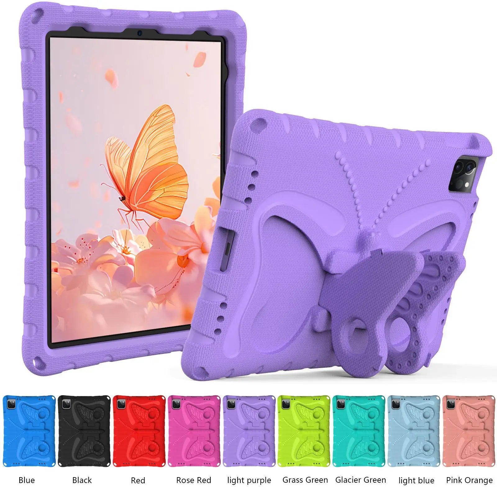 EVA Kids Case for iPad Pro 11 12.9 13 Cover iPad 10.2 10.9 7 8 9 10th 11th A16  2025 Shell iPad Air 4 5 6 Mini 1 2 3 Stand Cases
