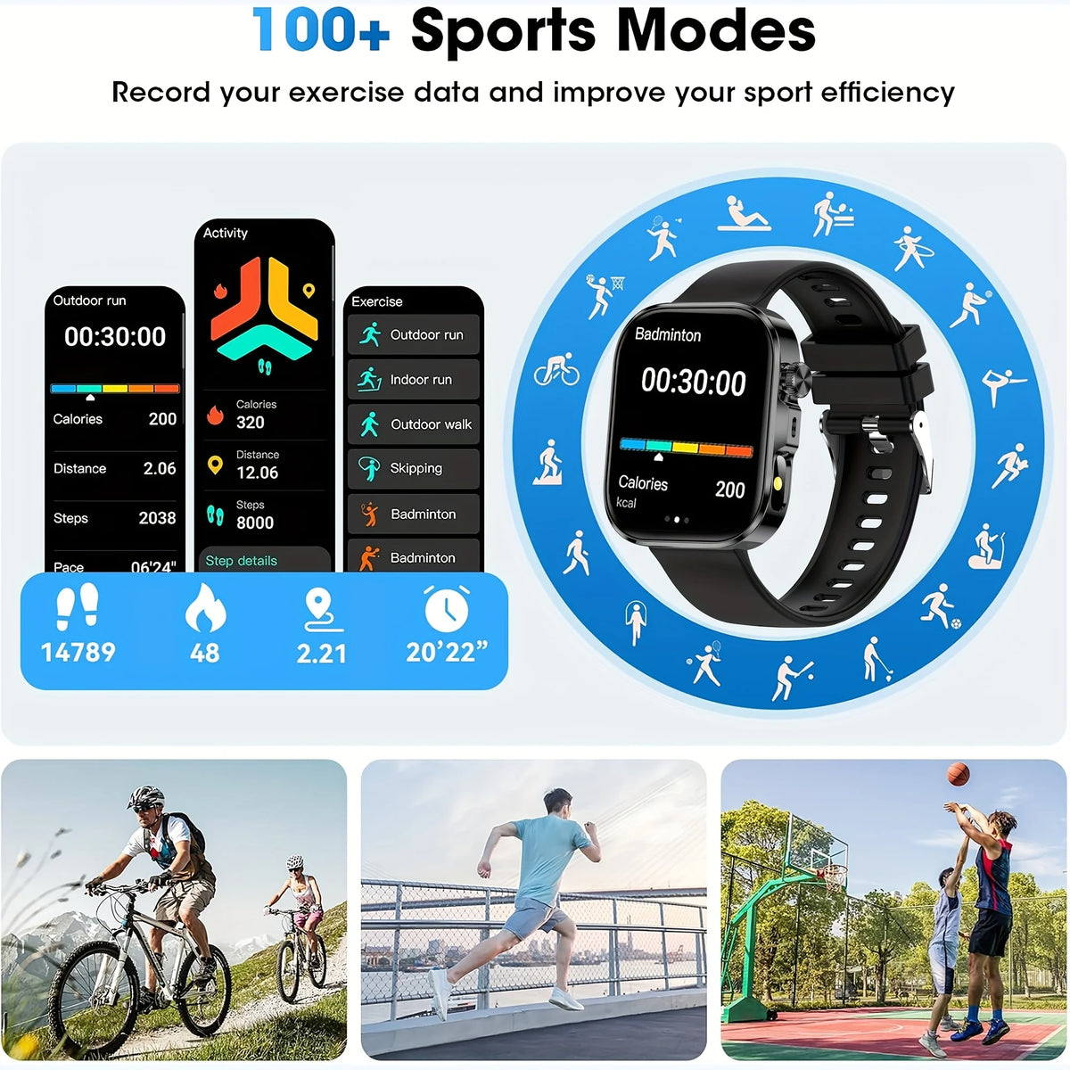 2026 New HD Full-Touch Smartwatch for Men and Women