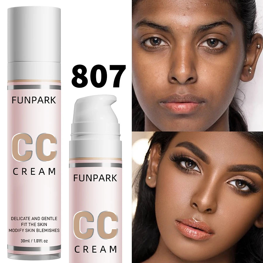 30ml 1Pc Color Correcting CC Cream Facial Foundation Waterproof