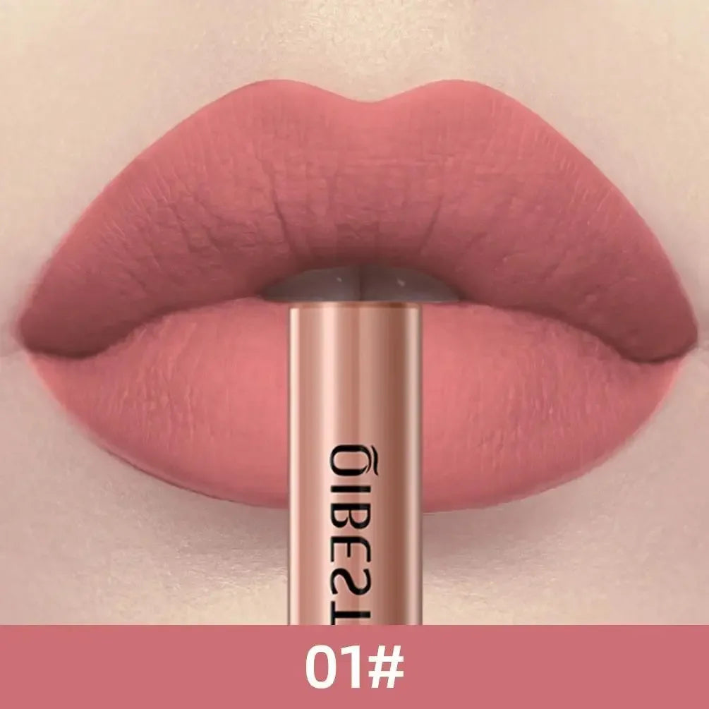 1 PC matte lipstick, non stick to cup, waterproof and long-lasting