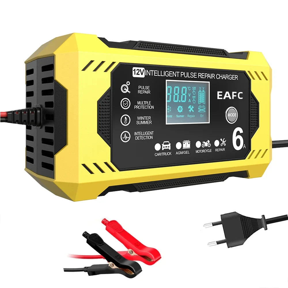 Car Battery Charger 12V Intelligent Pulse Repair