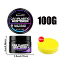Auto Plastic Restorer Back To Black Gloss Car Interior Leather & Panel Renewal Wax Coating Agent Auto Polish And Repair Coating