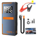 EAFC 4-in-1 Car Emergency Jump Starter 1200A Peak Current 150PSI Air Pump Tire Inflator Power Bank Booster Multipurpose Tool