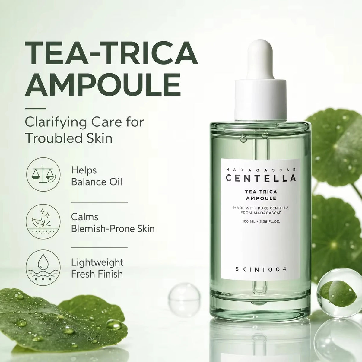 SKIN1004 Centella Ampoule Set 6 Types Korean Skincare for Sensitive Skin Soothing,