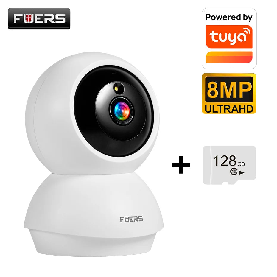 Fuers 5MP WiFi Camera Works With Tuya Smart Home Indoor Wireless IP