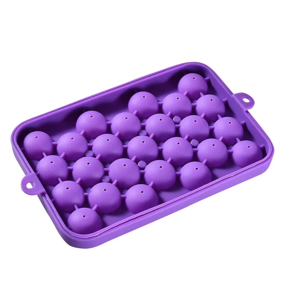 3D Round Balls Ice Plastic Molds DIY Cube Tray Silicone Molds