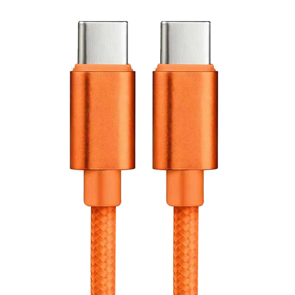Nylon Braided 60W Type C Wire For iphone 15 16 17 pro max