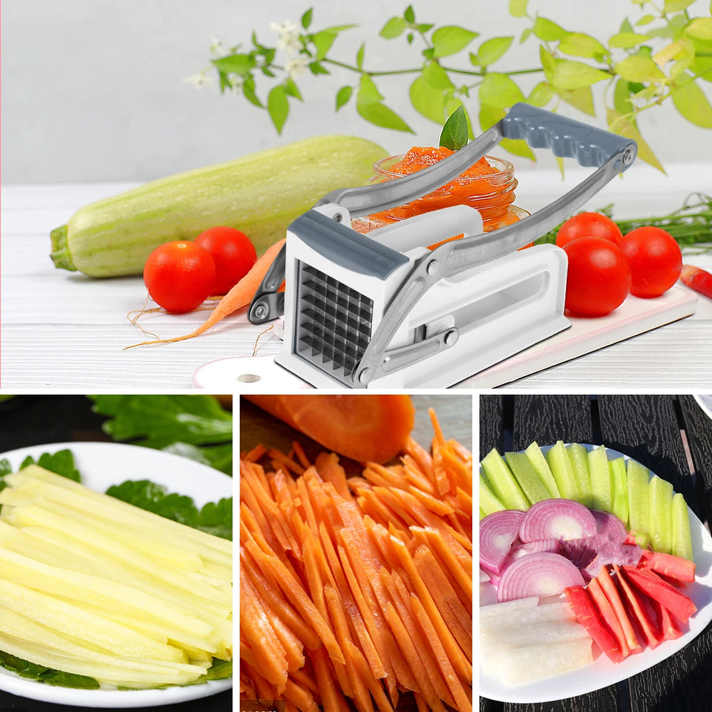 French Hand Pressed Potato Slicer Stainless Steel