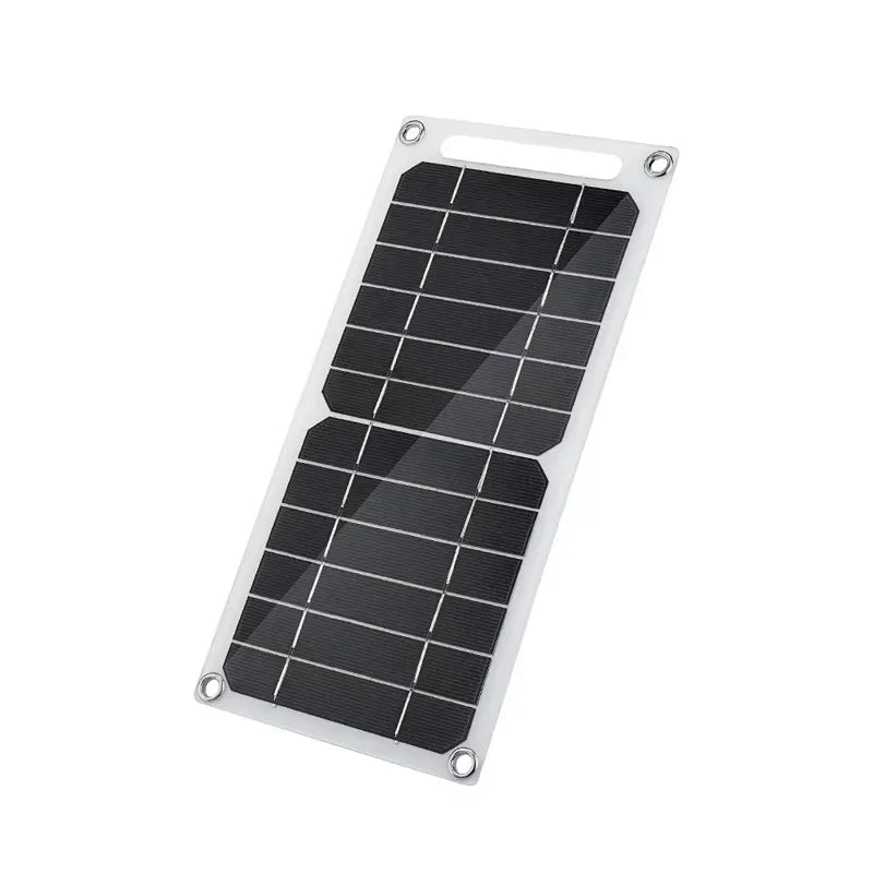 5V Flexible Solar USB Charger Photovoltaic Power Soft Panel Emergency Outdoor Charger for Mobile Phone Fan Power Bank Must-Have