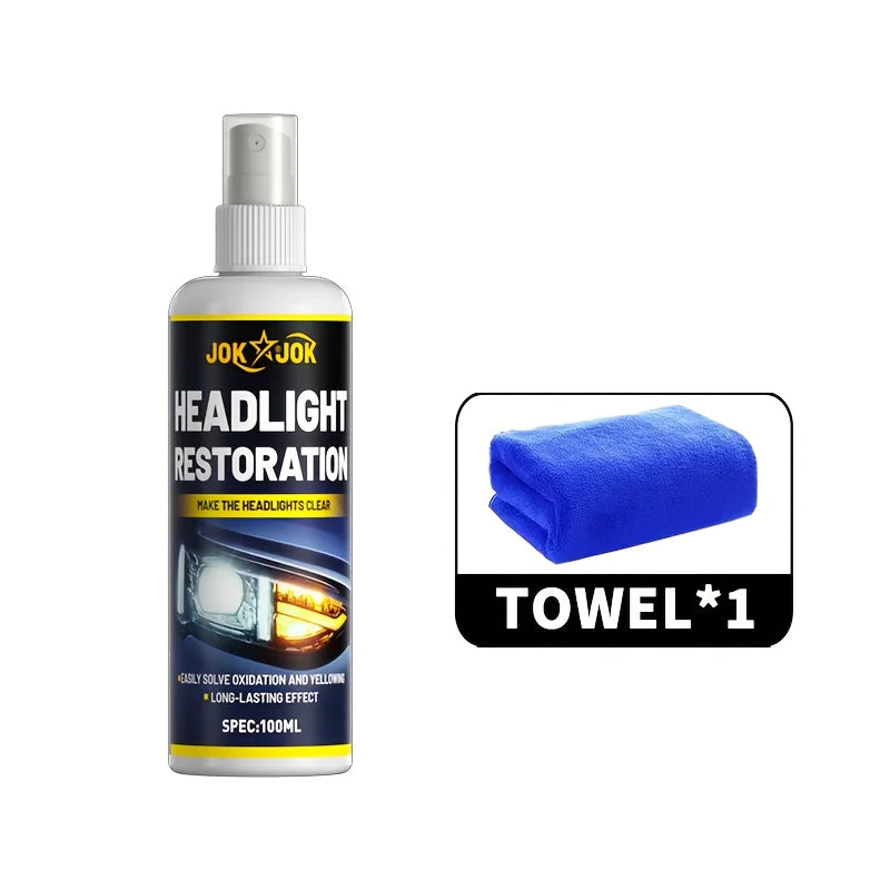 100ML Ceramic Auto Headlight Repair Spray - Advanced Headlight Repair and Protection