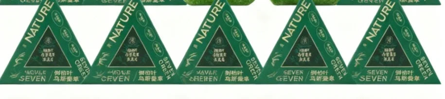 120g Seven Green Platycladi Usman Grass Handmade Shampoo Soap