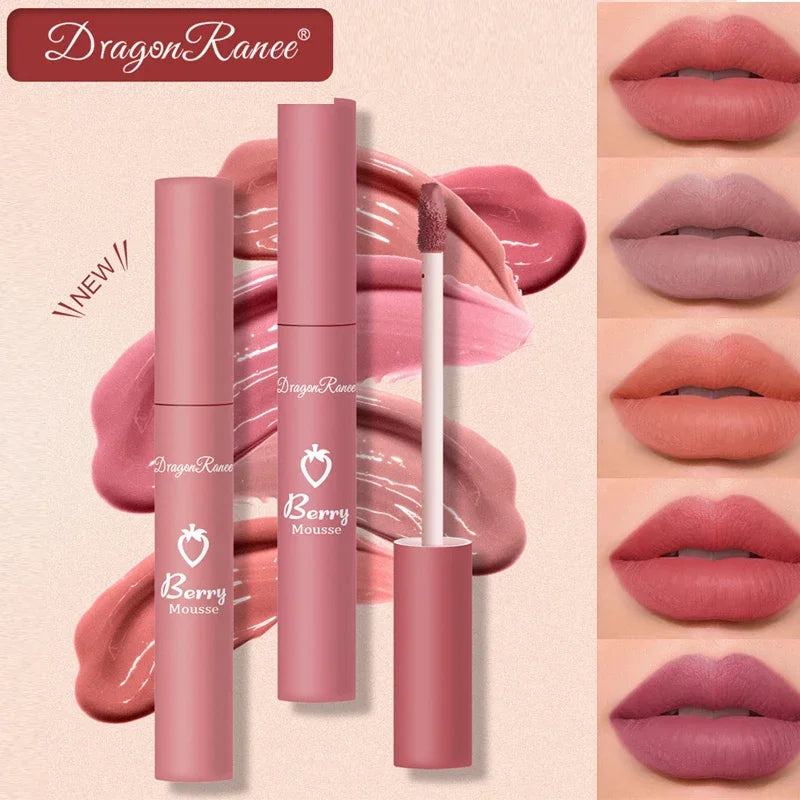 12 Colors Liquid Lipstick Nude Matte Sexy Waterproof Long Lasting